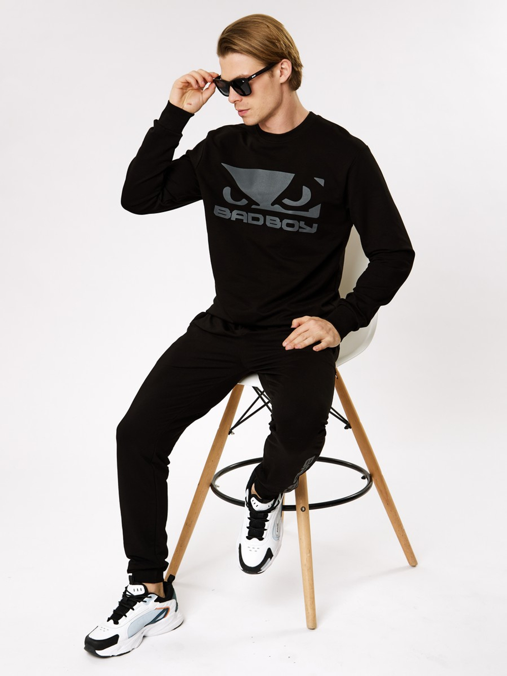 Спортивные штаны мужские Bad Boy Energy черные/серые