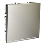 Проходной переключатель встраиваемый VOLTUM S70 одноклавишный с подсветкой 10А, (шелк)