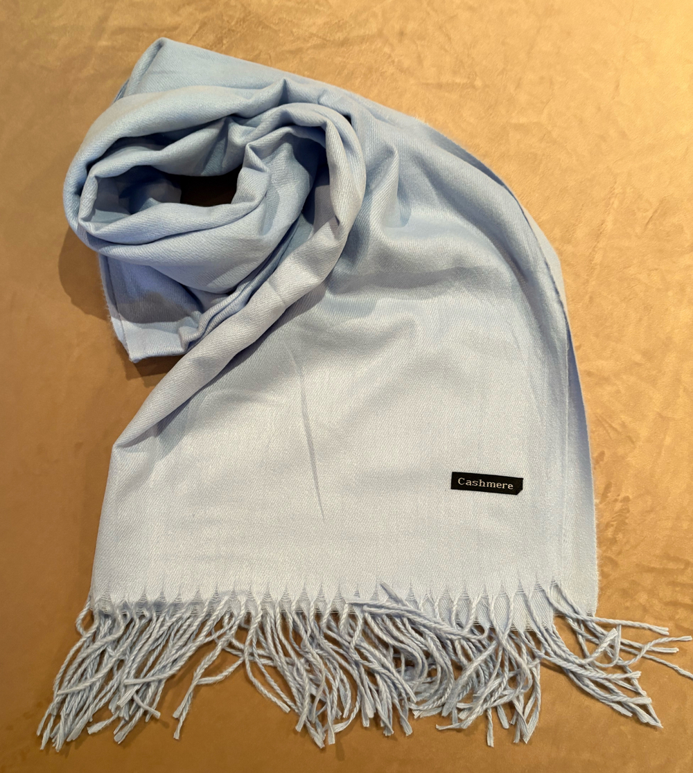 Палантин /голубой