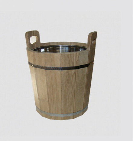 Дубовый запарник с нерж. вставкой, 20 л ДЛТ-43