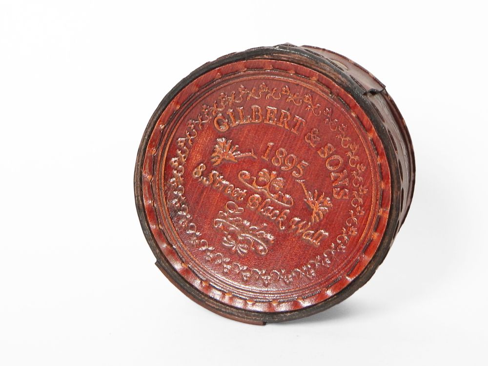 Nautical Морской компас в кожаном футляре