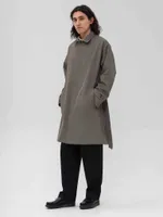 Плащ FOS Средней длины Мужской Зеленый