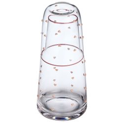 ГРАФИН С КРЫШКОЙ-СТАКАНОМ "SWEETY" 890/330 МЛ