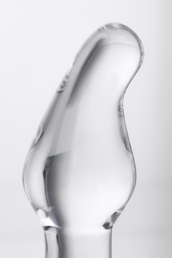 Анальная втулка Sexus Glass, стекло, прозрачная, 14,5 см, Ø 4 см