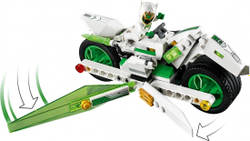 LEGO Monkie Kid: Мотоцикл Белого Дракона 80006 — White Dragon Horse Bike — Лего Манки Кид