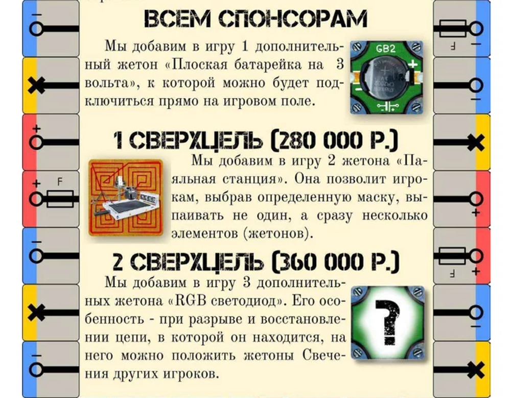 Настольная игра "Не закороти Цепь! Последовательная история"