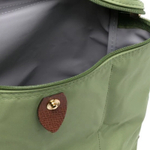 LONGCHAMP Le Pliage Canvas Backpack Women"s Green