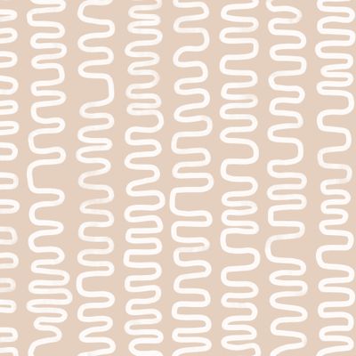 Белые волны полосы на бежевом фоне