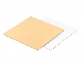 Подложка квадратная 50х50 см 3.2 мм золото/жемчуг двусторонняя