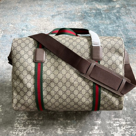 Gucci Large Duffle Bag with Web 45 cm