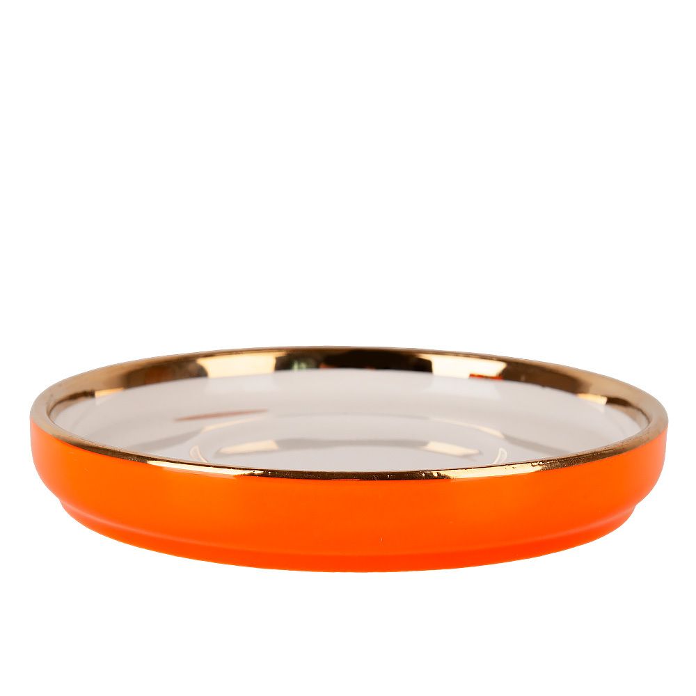 Чашка с блюдцем "Royal line. Orange" v=200мл. (min4) (транспортная упаковка)