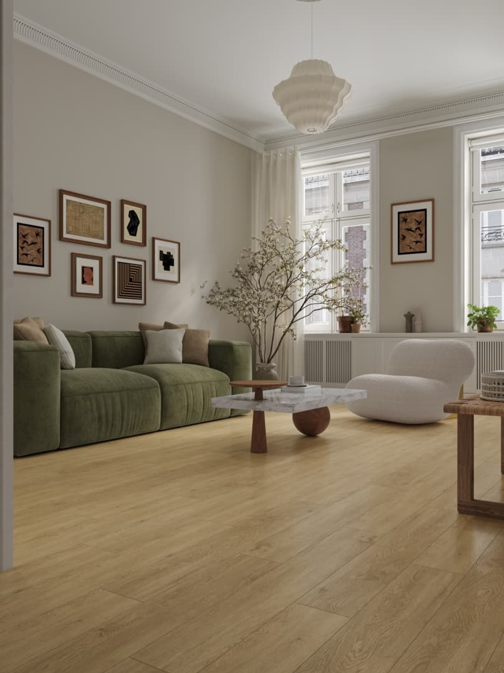 SPC ламинат ГРАНД СЕКВОЙЯ МИНДАЛЬ ECO 11-608 MC