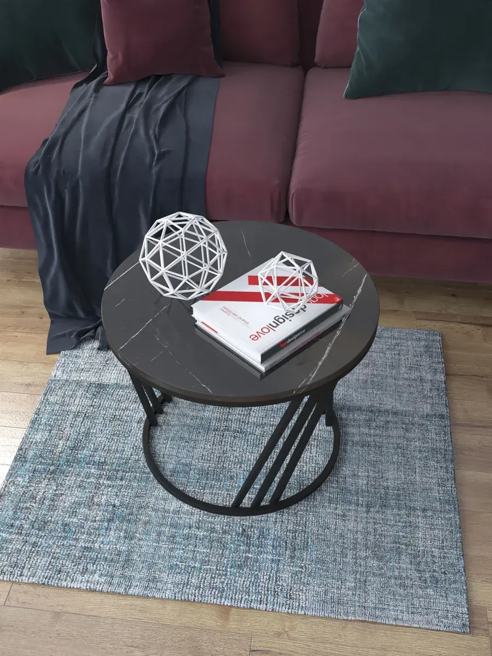 Журнальный стол Адидас - ЧЧГ - МДФ в ПВХ