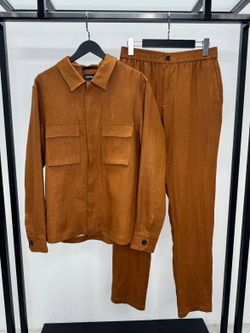 Льняной костюм Ermenegildo Zegna