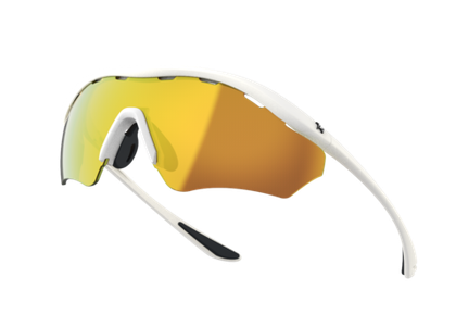 Спортивные очки с диоптриями 720armour RiderB7 / Matte White / Gold Lens