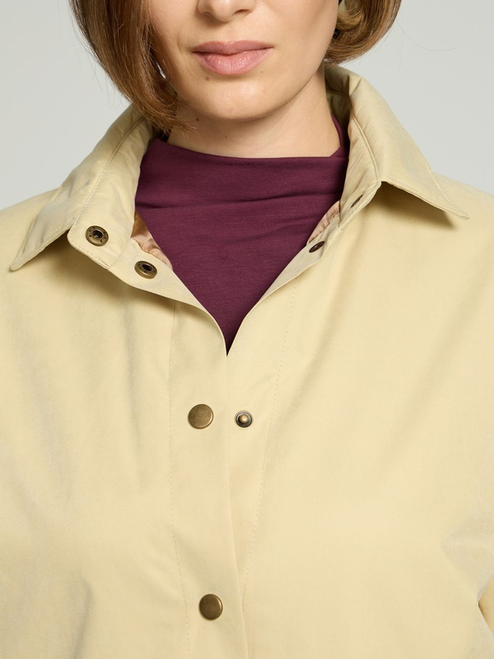 Куртка Бостон желтая утепленная