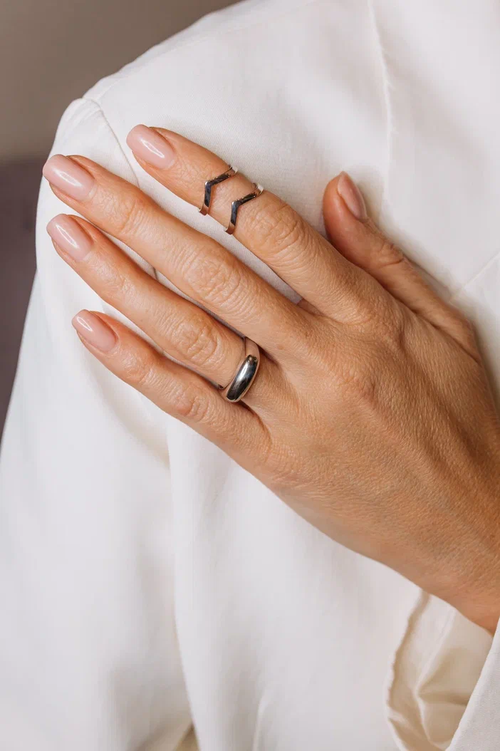 Кольцо "Дутое" плоское