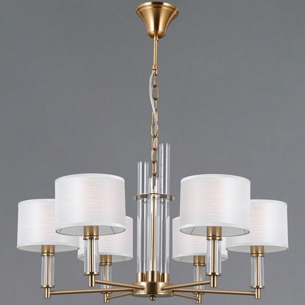 Подвесная люстра ILLUMICO GENOA IL0755-6PSQ-25 BRASS GENOA