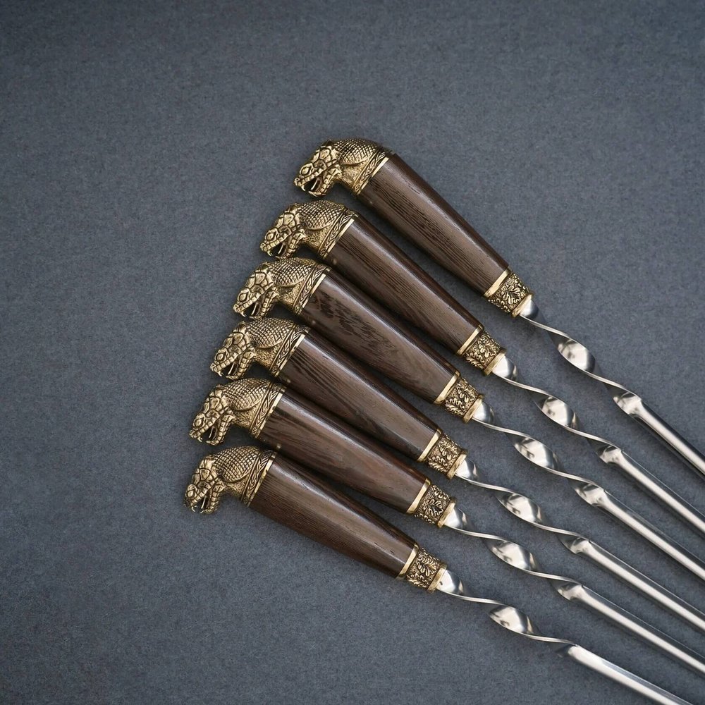 Подарочный набор шампуров "Кобра"