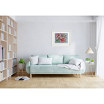 Картина авторская акварельная в паспарту 40х50 см на стену для интерьера "Пионы"