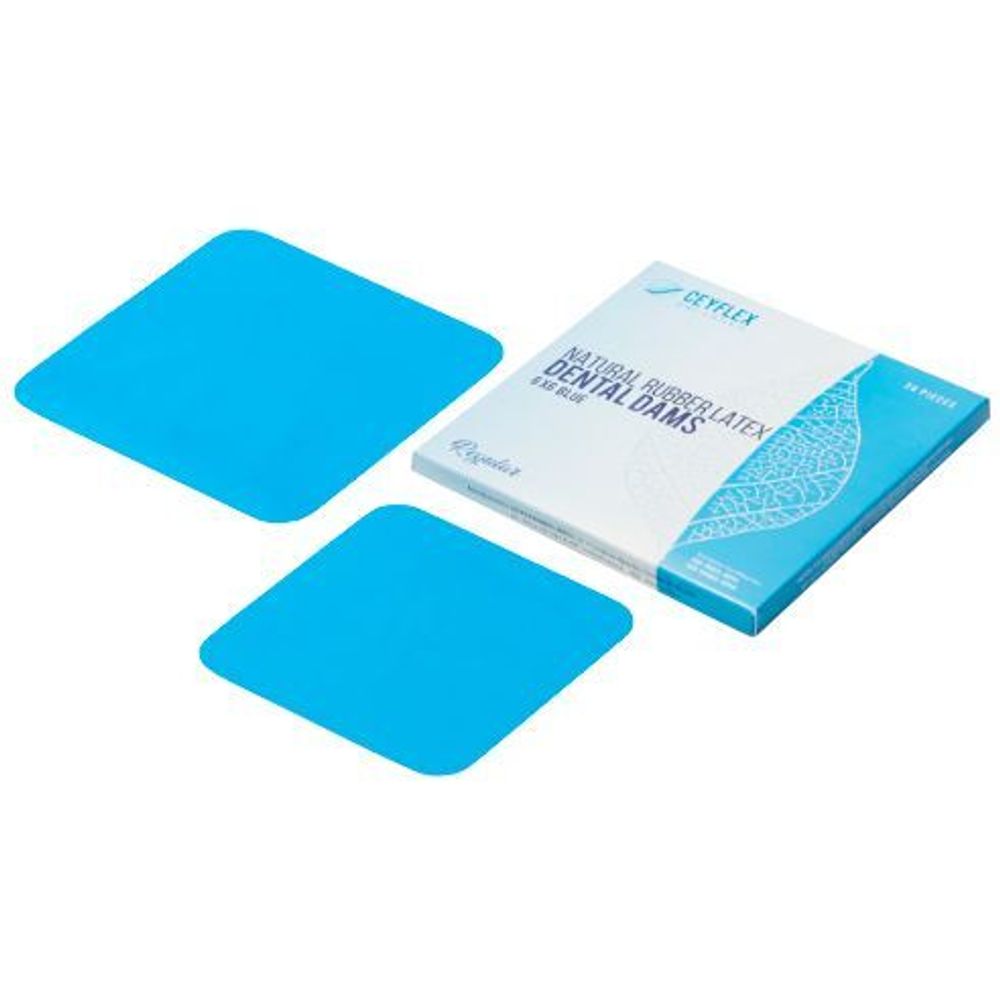 Раббер дам-набор листов CEYFLEX Dental DAM, BLUE/ Regular 36 шт.