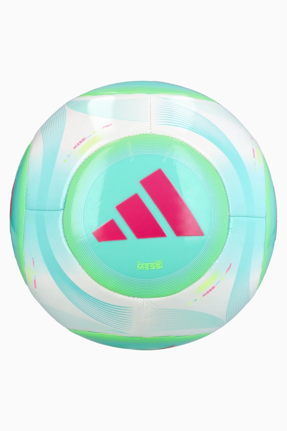 Футбольный мяч adidas Messi Club размер 5 - бирюзовый