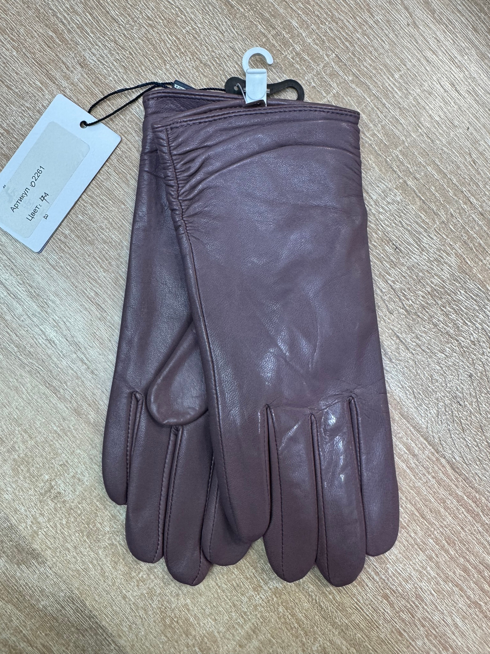 Перчатки. Женские. Материал верха: Кожаные люкс качества. Подклад: Шерсть-трикотаж. 5 шт в упаковке.