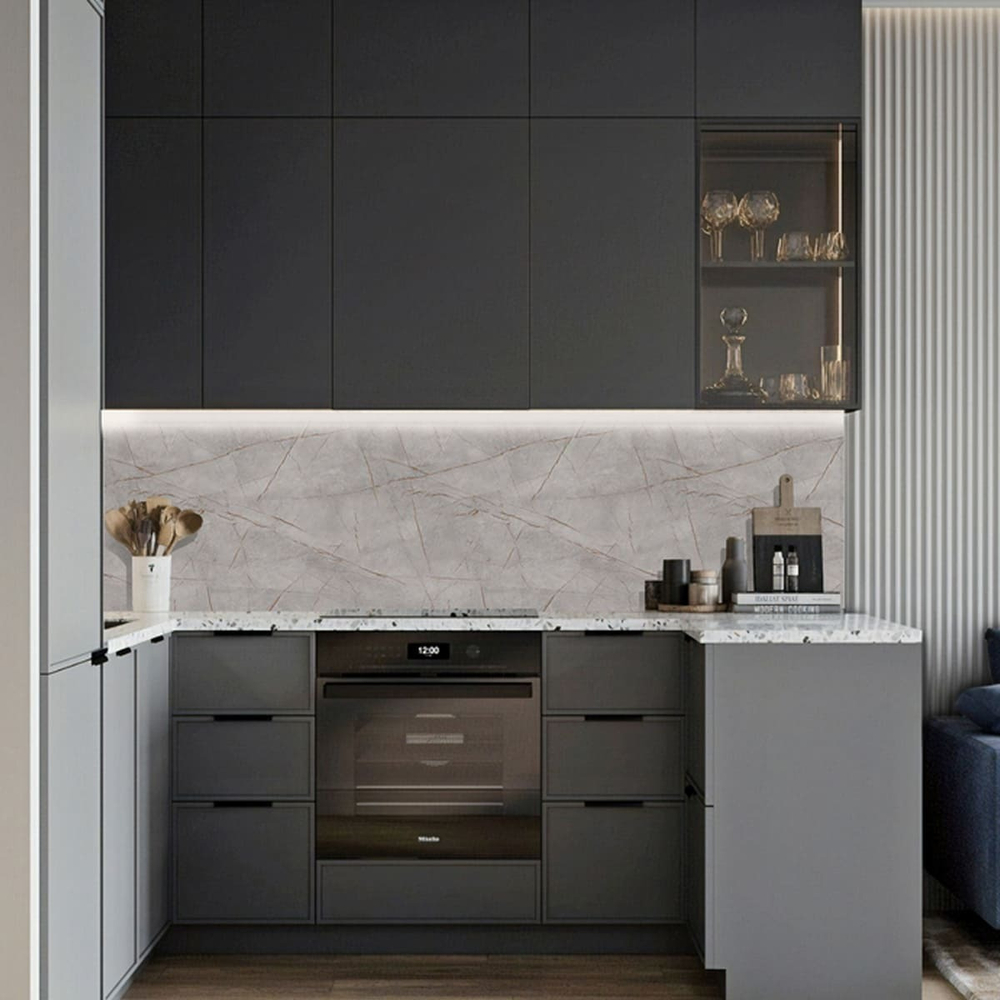 Кухонный фартук Каспий Голд 4000х600 мм