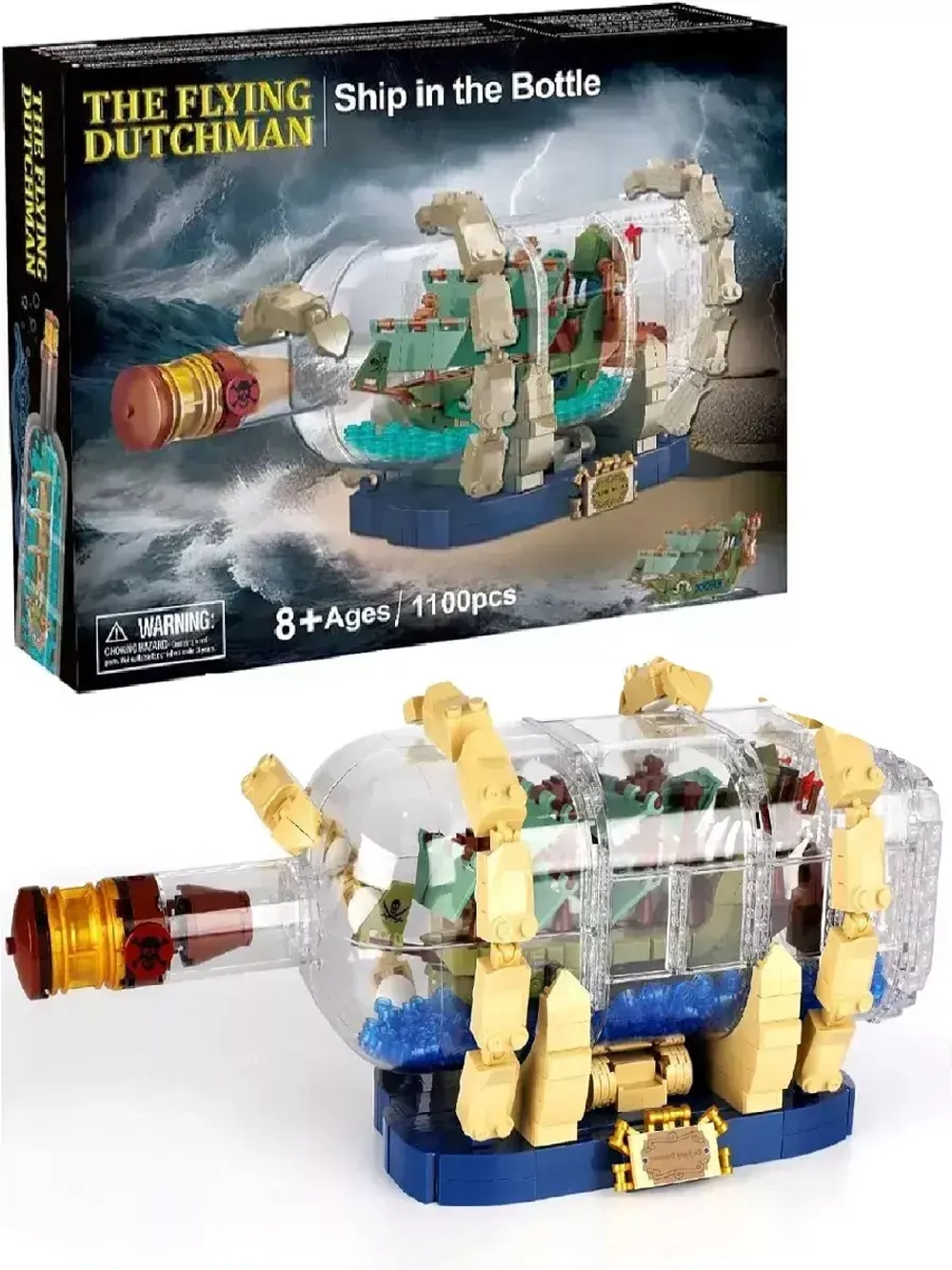 Конструктор Летучий голландец в бутылке 1100 деталей