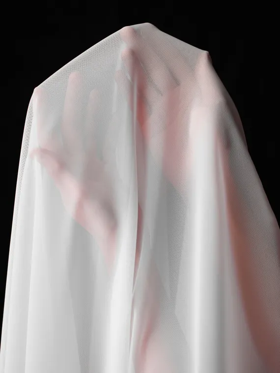 Сетка эластичная Lauma, арт.556, белый 001