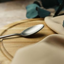 Ложка чайная 14,5 см матовая серый цвет Vintage Style Noble [12]