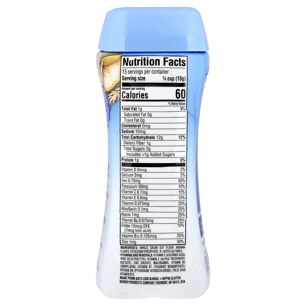 Gerber, 2nd Foods®, каша, овсянка с бананом, 227 г (8 унций)