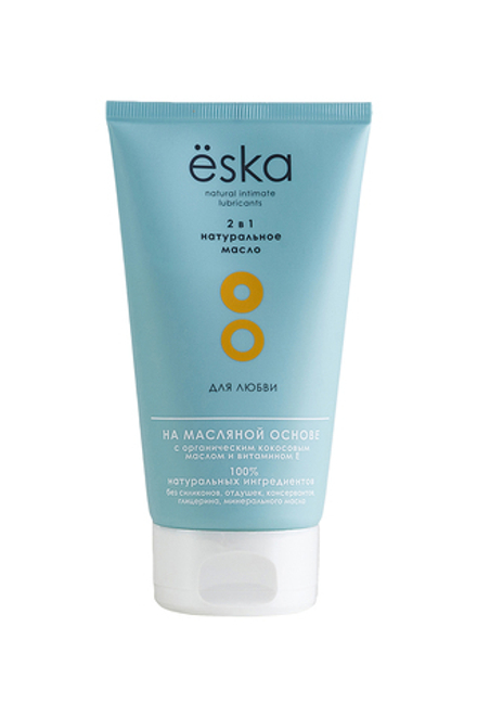 Ёска массажный лубрикант 2 в 1 на масляной основе, 150 мл