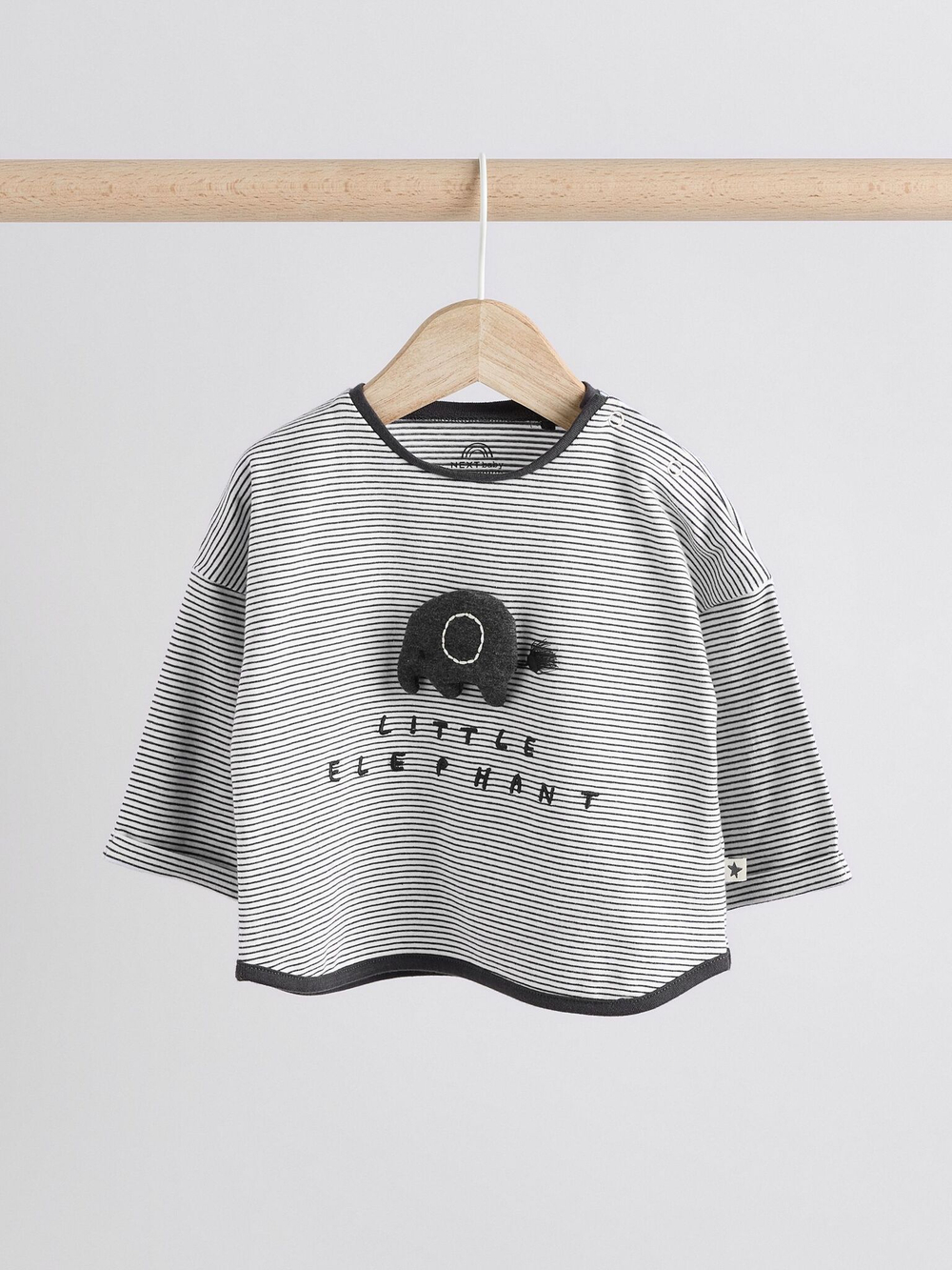 Лонгслив и легинсы в комплекте для малышей Next E48-214, Серый, Темно-серый