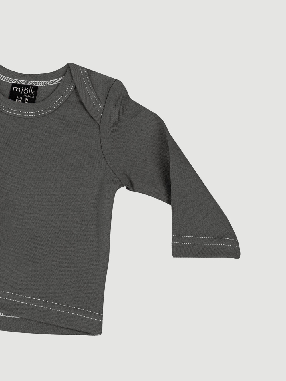 Футболка с длинным рукавом Mjölk Steel Grey