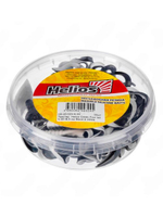 Твистер несъедобный Helios Credo Four tail 3,35"/8,5 см Phosphorus 30шт. (HS-20-041-N-30)