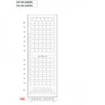 Винный шкаф двухзонный Dunavox DX-166.428DBK
