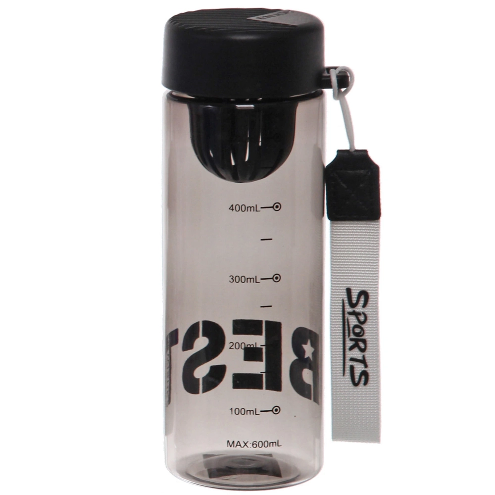 Бутылка питьевая пластиковая 600мл «BEST», микс цветов