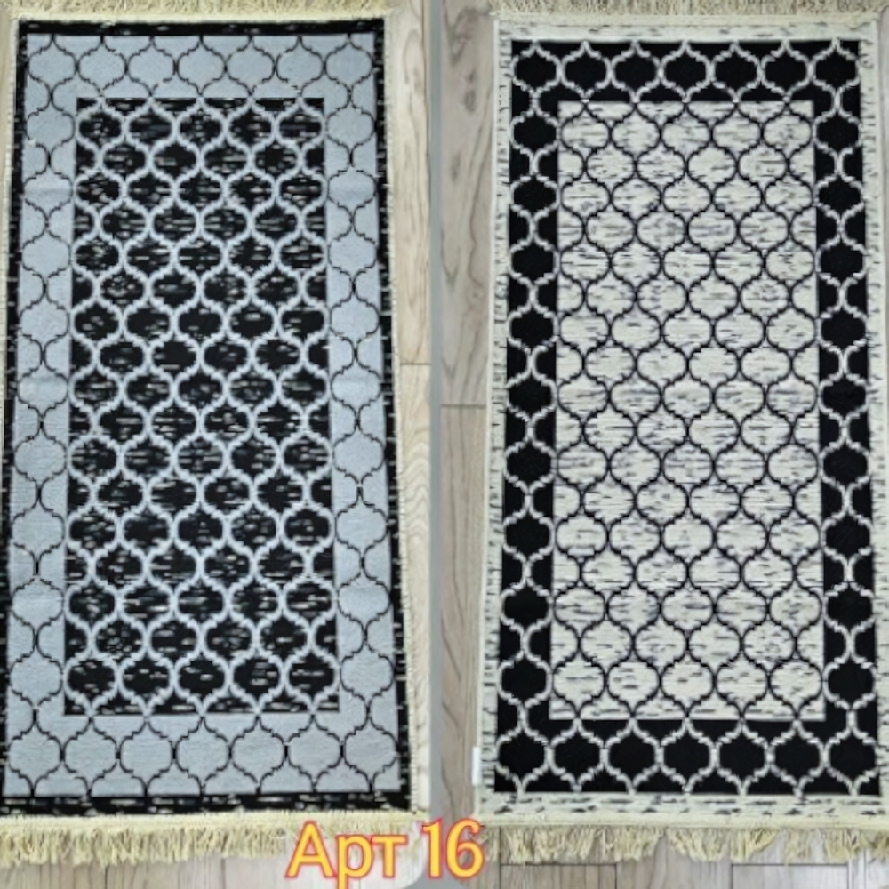 Коврик интерьерный с бахромой VOSTOK 60*90 (двухсторонний)