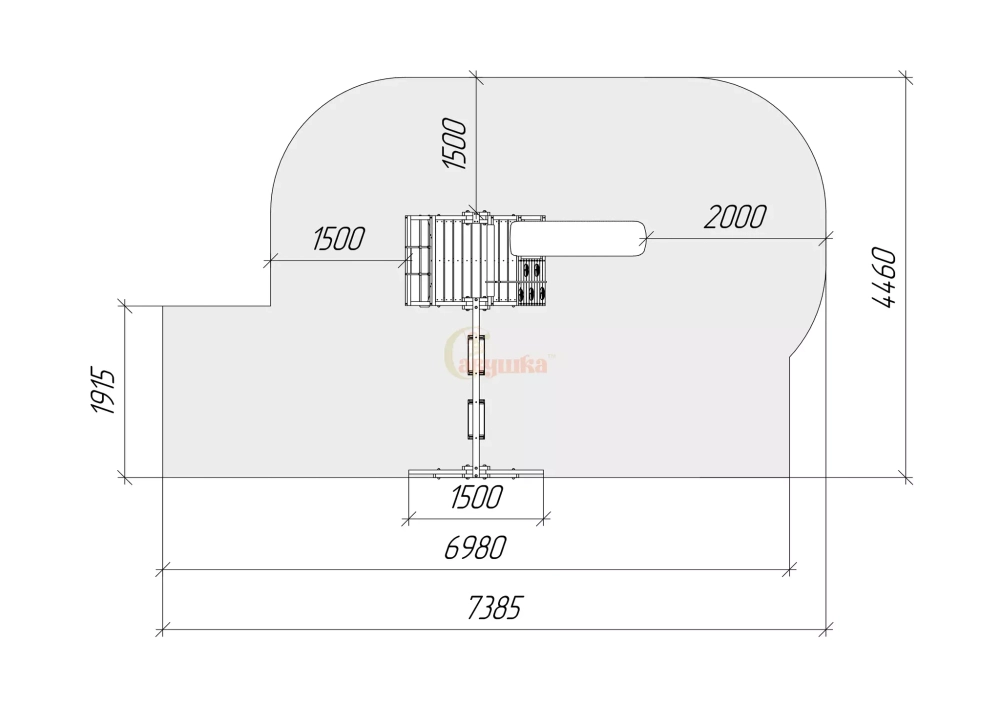 Детская площадка Савушка Тусун 1
