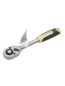 Трещотка реверсивная с резиновой ручкой 1/2'' RockForce##Rock FORCE RF-80242W