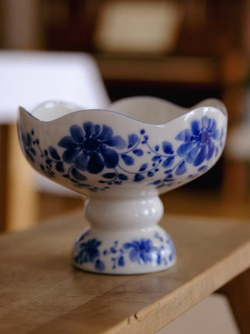 Ваза с синими цветами Wallendorf