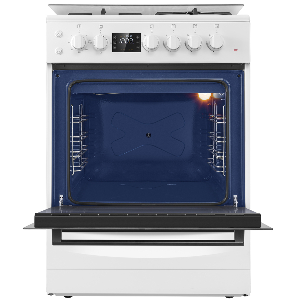 Газовая плита с электрической духовкой MAUNFELD MGC60ECW05