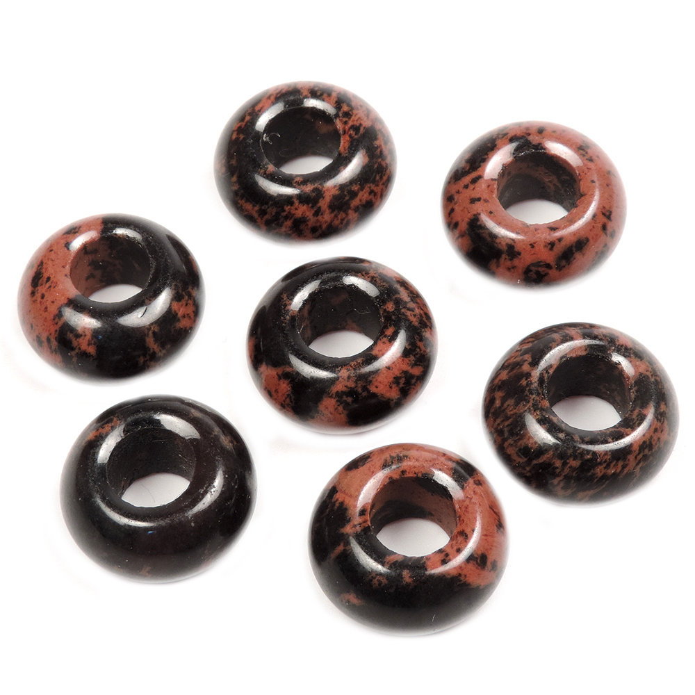 Бусина-шарма обсидиан асс.