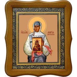 Мария Дивеевская Святая блаженная. Икона на холсте.