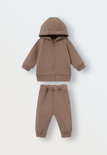 1631-203 Костюм из футера (капучино)