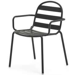 Joncols Алюминиевый стул для улицы серого цвета