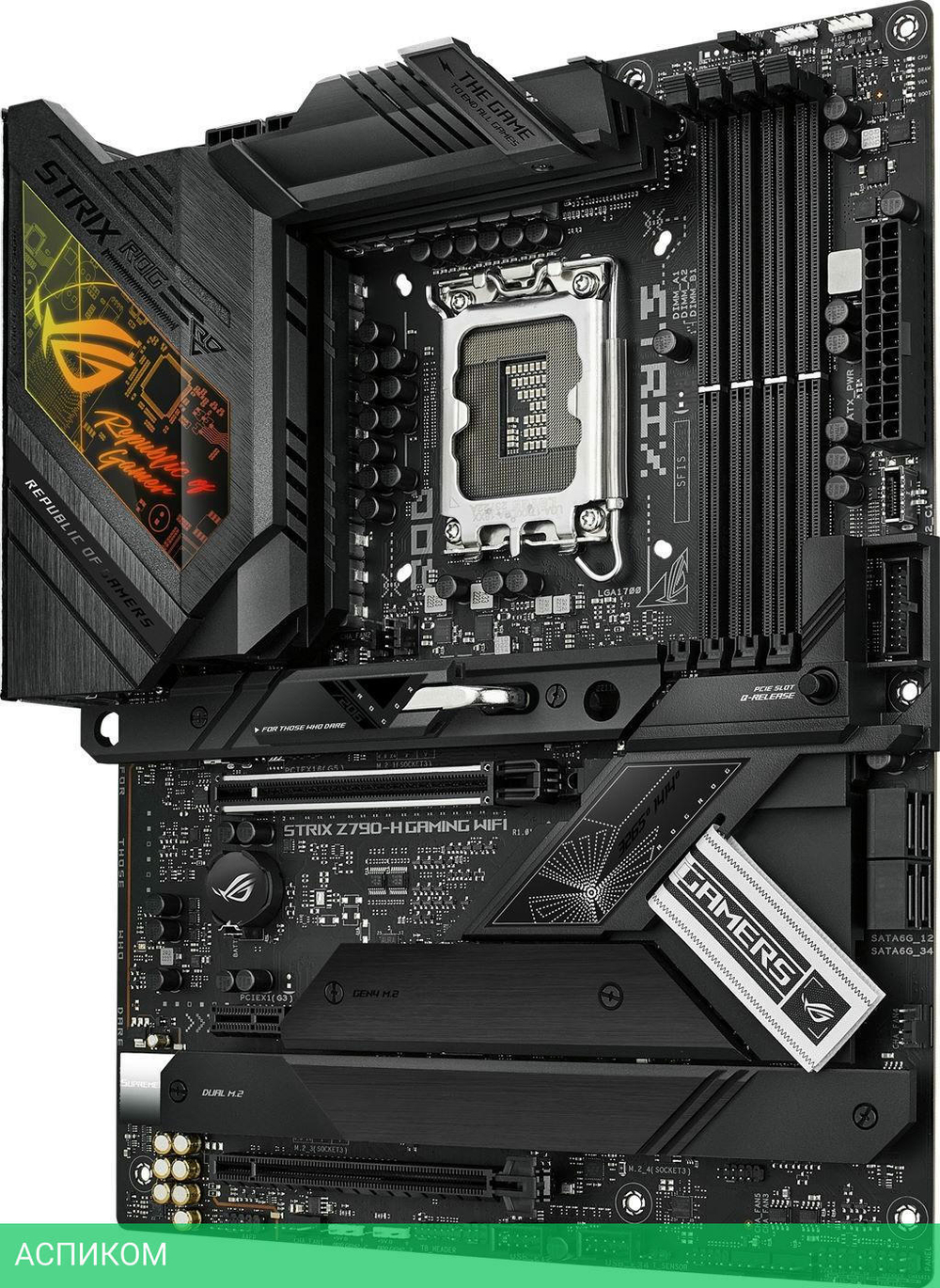 Материнская плата ASUS Rog Strix Z790-H Gaming WiFi (90MB1E10-M0EAY0)