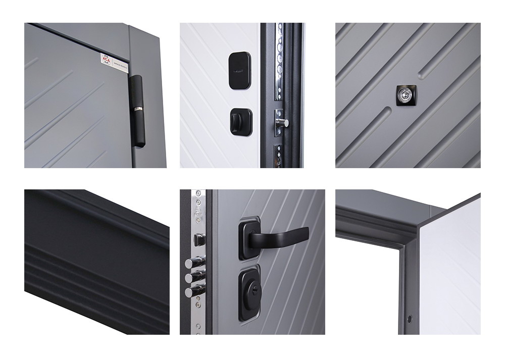 Стальная дверь «Бруклин». Заказная модель.