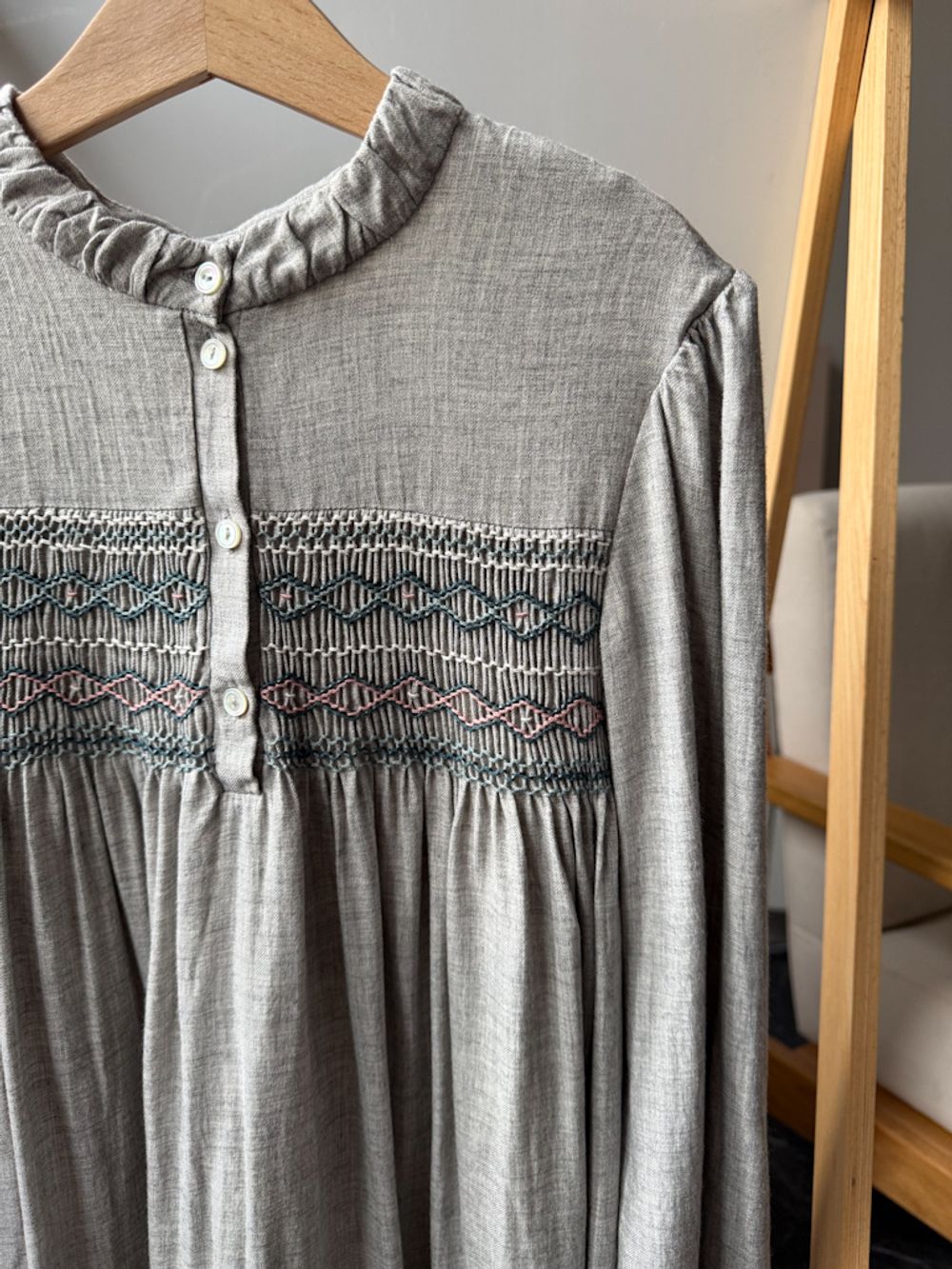 Платье Bonpoint из вискозы с шерстью, 158